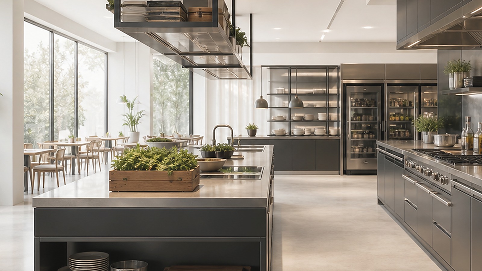 Ice supply support for beverage and kitchen service
